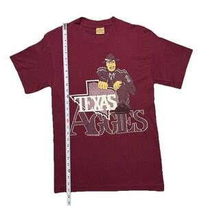 "1984 Texas A&M Aggies T Shirt Single Stitch Touch of Gold‎ Vintage M"